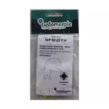 Одинарный камуфляжный силуэт Sinhouette — Ариадна Антипода, 40 мм, Infinity - Tokens, Markers & Templates (Customeeple)