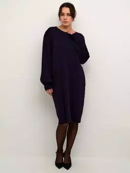 Одиночное трикотажное платье длиной до колен KAFFE, цвет Dawn Purple