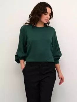 Одинокий вязаный топ KAFFE, цвет Garden Topiary