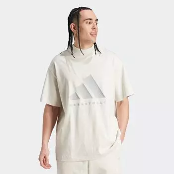 Одна футболка из хлопкового джерси adidas Originals, цвет cream white mel.