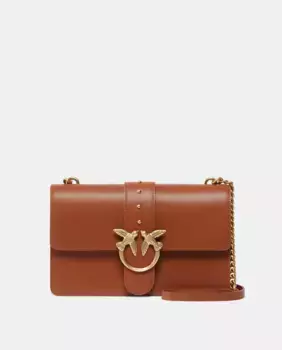 Одна классическая сумка через плечо Pinko, цвет Camel