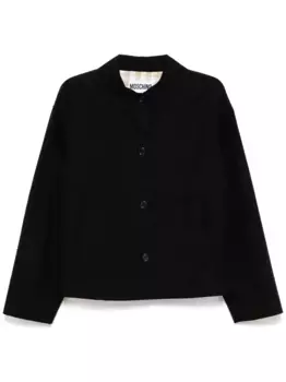 Однобортная куртка Moschino, черный