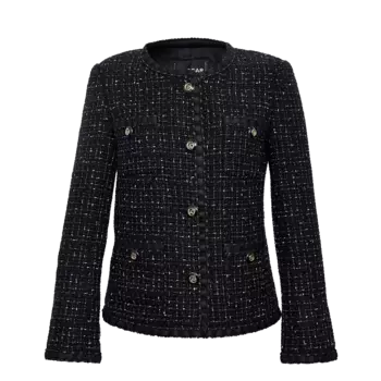 Однобортная женская куртка Deep Breath с длинными рукавами, орбита черная