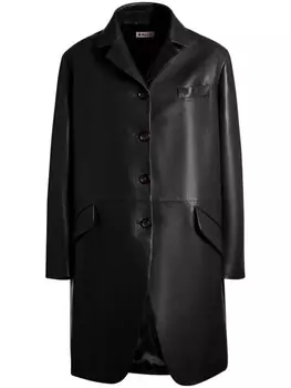 Однобортное пальто Bally, черный