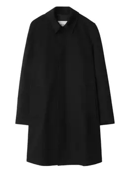 Однобортное пальто Burberry, черный