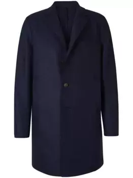 Однобортное пальто Harris Wharf London, синий