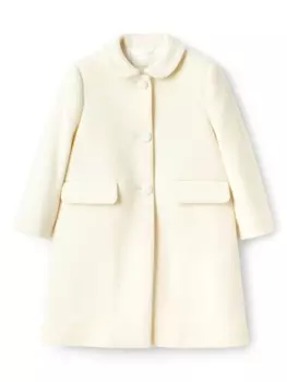 Однобортное пальто Il Gufo, белый