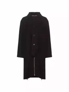 Однобортное пальто Maison Margiela, черный