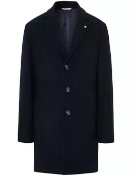 Однобортное пальто Manuel Ritz, синий