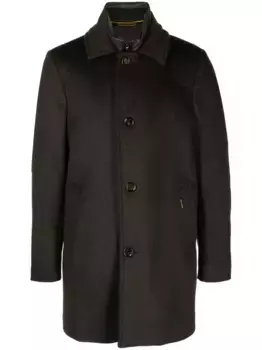 Однобортное пальто Moorer, коричневый