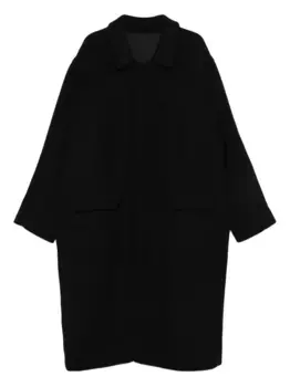 Однобортное пальто Rick Owens, черный
