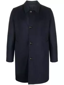 Однобортное пальто с отложным воротником Kired, синий
