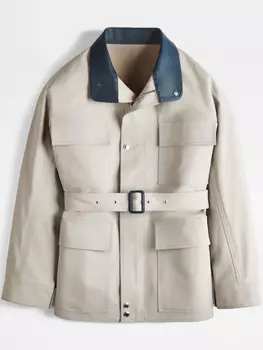 Однобортное пальто Тода Tod's, серый