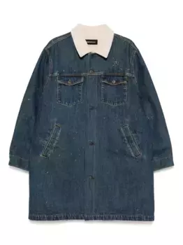 Однобортное пальто Undercover, синий