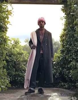 Однобортное пальто в стиле Heritage Check Topman