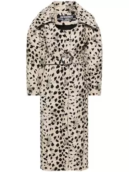 Однобортное плащ Le Trench Obra Jacquemus, бежевый