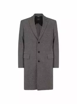 Однобортное шерстяное пальто Dolce&Gabbana