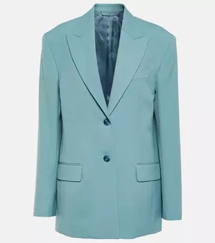 Однобортный блейзер ACNE STUDIOS, синий