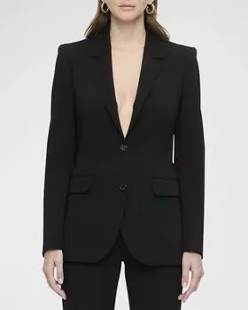 Однобортный блейзер Andre с отстрочкой CALLAS Milano, цвет Black