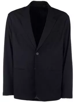 Однобортный блейзер Armani Exchange, черный