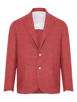 Однобортный блейзер Barba, красный