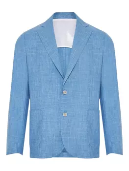Однобортный блейзер Barba, синий