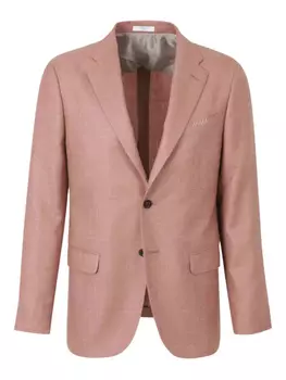 Однобортный блейзер Boglioli, розовый