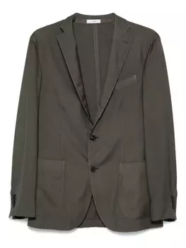 Однобортный блейзер Boglioli, зеленый