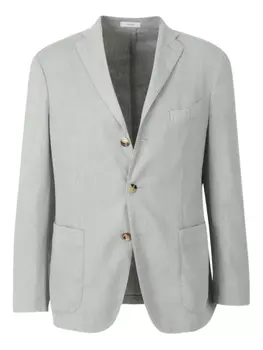 Однобортный блейзер Boglioli, зеленый