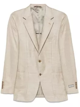 Однобортный блейзер Canali, нейтральный