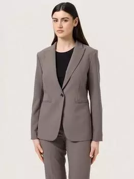 Однобортный блейзер corinne Soaked In Luxury, цвет Dark Gull Gray