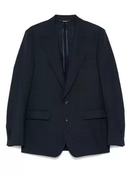 Однобортный блейзер Dolce & Gabbana, синий