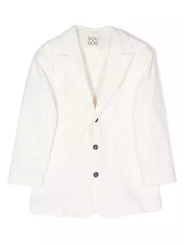 Однобортный блейзер Douuod Kids, нейтральный цвет