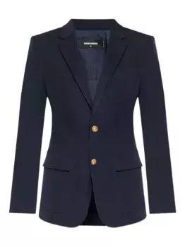 Однобортный блейзер DSQUARED2, синий