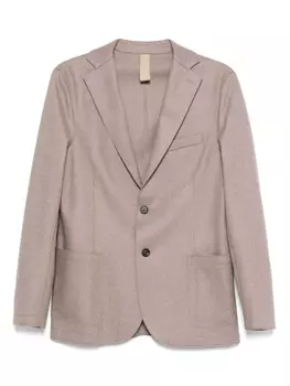 Однобортный блейзер Eleventy, серый