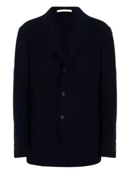 Однобортный блейзер Eleventy, синий