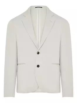 Однобортный блейзер Emporio Armani, нейтральный