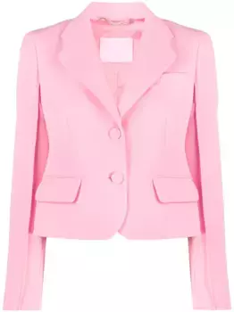 Однобортный блейзер Ermanno Scervino, розовый
