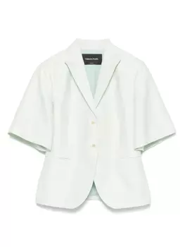 Однобортный блейзер Fabiana Filippi, зеленый