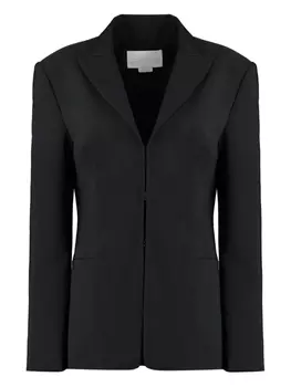 Однобортный блейзер Genny, черный