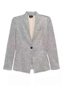 Однобортный блейзер GIORGIO ARMANI, нейтральный