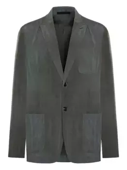 Однобортный блейзер GIORGIO ARMANI, зеленый