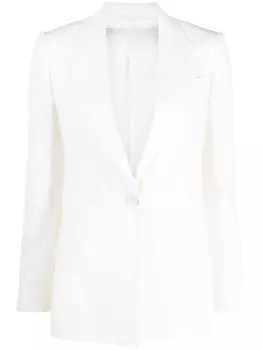 Однобортный блейзер Givenchy, белый