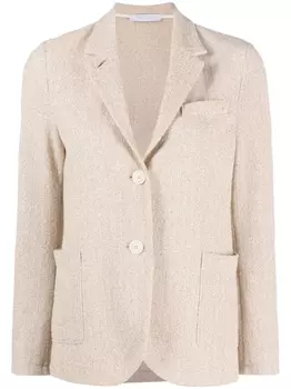 Однобортный блейзер Harris Wharf London, нейтральный