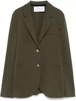 Однобортный блейзер Harris Wharf London, зеленый