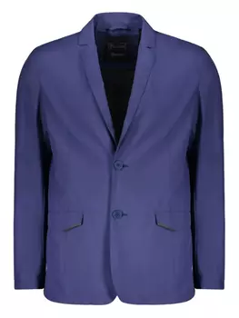Однобортный блейзер Herno, синий