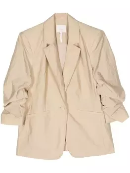 Однобортный блейзер Khloe Cinq A Sept, бежевый