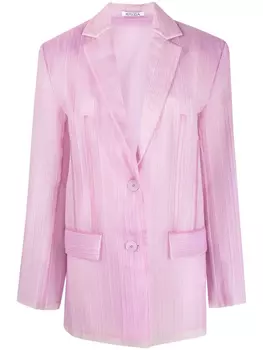 Однобортный блейзер Krizia, розовый