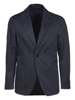 Однобортный блейзер Lardini, синий