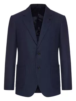 Однобортный блейзер Lardini, синий